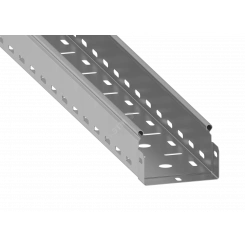 Лоток перфорированный 400х65 L=3м S=1,5мм гор.оцинк.