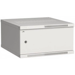 Шкаф LINEA WE 6U 600x650мм дверь металл серый