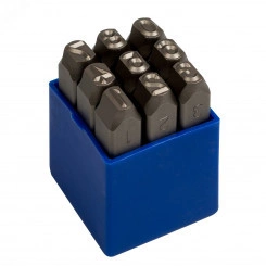 Набор ударных клейм 8 мм, цифры, 9 предметов