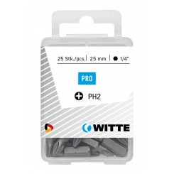 Бита PH2 х 25 мм 1/4'' C6.3 Industrial пластик.уп. 25 шт