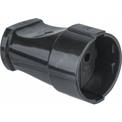 Розетка Navigator 61 717 NCA-SK01-10A-X-BL переносная б/з черная