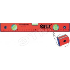 Уровень ''Стандарт'', 3 глазка, красный корпус, фрезерованная рабочая грань, шкала 400 мм Уровень ''Стандарт'', 3 глазка, красный корпус, фрезерованная рабочая грань, шкала 400 мм