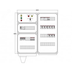 Щит управления электрообогревом DEVIBOX HR 9x4400 D316 (в комплекте с терморегулятором и датчиком температуры) Щит управления электрообогревом DEVIBOX HR 9x4400 D316 (в комплекте с терморегулятором и датчиком температуры)