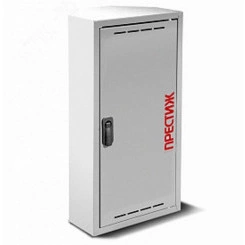 Шкаф пожарный для огнетушителя навесной закрытый угловой Престиж 320х230х650 белый Шкаф пожарный для огнетушителя навесной закрытый угловой Престиж 320х230х650 белый