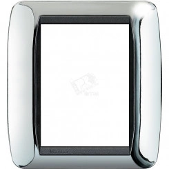 Накладка 3+3 модуля Светлый Хром