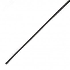 Термоусаживаемая трубка клеевая 12,0 3,0 мм, (4-1) черная, упак 10 шт. по 1 м