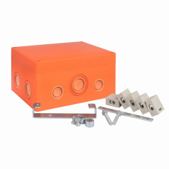 Коробка распаячная огнестойкая (176х126х74) 5 кк/1,5-16мм?/12 мв IP66 EKF PROxima Коробка распаячная огнестойкая (176х126х74) 5 кк/1,5-16мм?/12 мв IP66 EKF PROxima