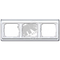 Рамка 3 поста универсальная белая