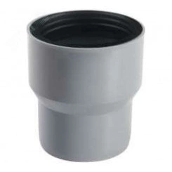 Переход с чугуна на пластик 50 х 75 для внутренней канализации Переход с чугуна на пластик 50 х 75 для внутренней канализации
