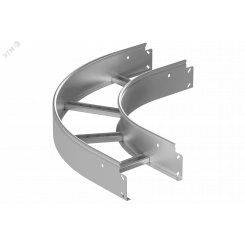 Поворот горизонтальный LT 200х80-90 S=1,2мм R=300мм гор.оцинк. Поворот горизонтальный LT 200х80-90 S=1,2мм R=300мм гор.оцинк.