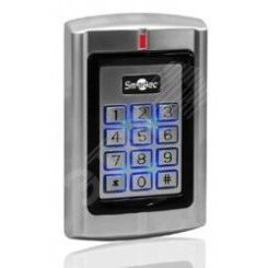 Считыватель MIFARE с клавиатурой, интерфейс Wiegand 34, считывание SN, 3-6 см, -30°+60°С, 128x82x28 мм, 10-14 В DC, 40 мA Считыватель MIFARE с клавиатурой, интерфейс Wiegand 34, считывание SN, 3-6 см, -30°+60°С, 128x82x28 мм, 10-14 В DC, 40 мA