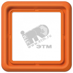 Рамка 1 пост универсальная ударопрочная оранжевая
