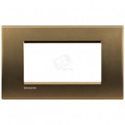 LivingLight Рамка прямоугольная 4 поста Бронза