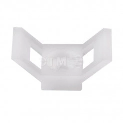 Площадка для крепления стяжки (ПС-2) 29x15 мм, белая, упаковка 100 шт