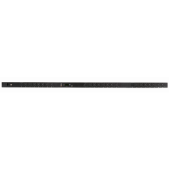 Блок розеток TLK SW - Switched Вертикальный 21 розеток C13 3 розетки С19 макс. нагрузка 16 А шнур питания 3 м. вилка С20 цифровое измерение силы тока на входе металлический корпус макс. мощность 4000 Вт 1778*44*56 мм цвет черный.
