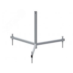 Треножный штатив для крепления молниеприемной мачты 40 мм. Материал - горячеоцинкованная сталь. Треножный штатив для крепления молниеприемной мачты 40 мм. Материал - горячеоцинкованная сталь.