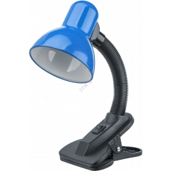 Светильник настольный NDF-C011-60W-B-E27 на прищепке синий