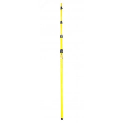 Штанга телескопическая для крепления гибкой       анкерной линии, L=1,8-7,8 м,                      алюминий/пластик/стекловолокно
