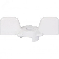 Ручка-бабочка для шарового крана STOUT 1/2'-3/4' белая