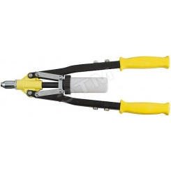 Заклепочник силовой двуручный, пластиковый контейнер 3.2-6.4 мм (440 мм) Заклепочник силовой двуручный, пластиковый контейнер 3.2-6.4 мм (440 мм)