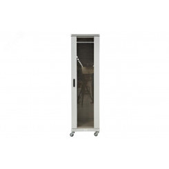 Шкаф напольный телекоммуникационный 19д33U(800x800) передняя дверь стекло