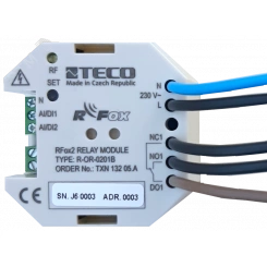 Радио модуль дискретных вх/вых R-OR-0201B-A: RFox2, 2x DI, 1x RO-800A NO (Нормально открытый контакт), радио тип A Радио модуль дискретных вх/вых R-OR-0201B-A: RFox2, 2x DI, 1x RO-800A NO (Нормально открытый контакт), радио тип A