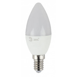 Лампа светодиодная LED B35-9W-827-E14  (диод, свеча, 9Вт, тепл, E14) (10/100/4000) ЭРА