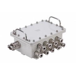 Коробка соединительная взрывозащищенная ЕхКСУВ-ПС250-Н-(№1 G1 1/2, №3-7 G3/4)-20(2,5мм2) (БЕЗ каб.вводов)