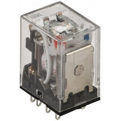 Реле промежуточное 12В AC 3пк 5A РЭК78/3 c индикацией