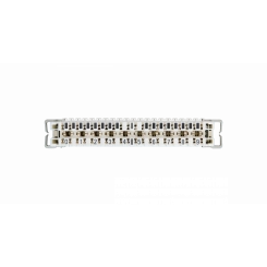 Плинт 10 пар Кат.3 размыкаемый крепление под      кронштейн белый 10шт