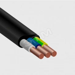 Кабель силовой ВВГнг(А) 3х6-0.660 плоский однопр  оволочный       ТРТС