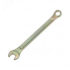 Ключ комбинированный 7 мм, желтый цинк