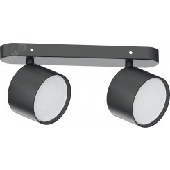 Светильник ДБО 2хGX53 без ламп наклонный черный Светильник ДБО 2хGX53 без ламп наклонный черный