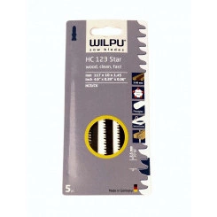 Пилка для лобзика HC 123 х5 шт/уп STAR для дерева до 60мм и пластмассы (быстрый чистый рез) Пилка для лобзика HC 123 х5 шт/уп STAR для дерева до 60мм и пластмассы (быстрый чистый рез)