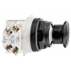 Кнопка 30мм черная грибовидная Кнопка 30мм черная грибовидная