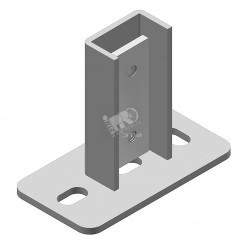 Монтажные элементы, ширина - 40 мм, толщина - 5 мм, кратность - 6шт, HD - Оцинкованная сталь (методом горячего цинкования)