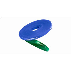 Стяжка-липучка нарезаемая, в рулоне 5м, ширина 15мм, синяя Стяжка-липучка нарезаемая, в рулоне 5м, ширина 15мм, синяя