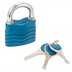 Замок навесной с дисковым механизмом секрета, АВАНГАРД ВС2В-40 синий