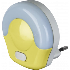 Ночник светодиодный 0.5w LED NNL-SW04-Y с выключателем желтый