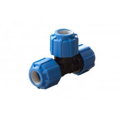 Тройник ПНД компрессионный 25 Тройник ПНД компрессионный 25