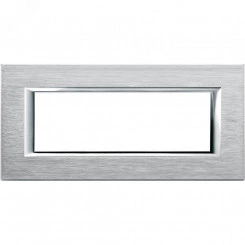 Axolute Накладки декоративные прямоугольные анодированные/хром на 6 модулей Axolute Накладки декоративные прямоугольные анодированные/хром на 6 модулей