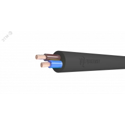 Провод ПВС 2х1.5 черный ТРТС Провод ПВС 2х1.5 черный ТРТС