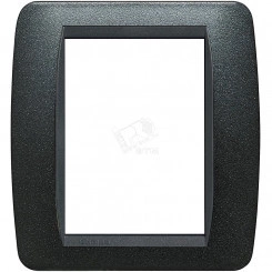 Накладка 3+3 модуля Черный Графит Накладка 3+3 модуля Черный Графит