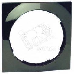 Рамка 3 поста, квадрат, S88, воронёная сталь Рамка 3 поста, квадрат, S88, воронёная сталь