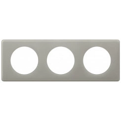 Celiane. Рамка 3-постовая. Цвет Серый глянец Celiane. Рамка 3-постовая. Цвет Серый глянец