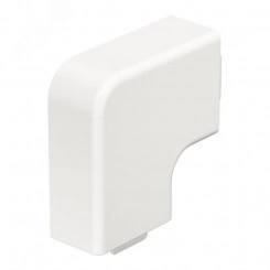Крышка плоского угла кабельного канала WDK 15x30 мм (ПВХ, белый) Крышка плоского угла кабельного канала WDK 15x30 мм (ПВХ, белый)