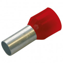 Гильза конечная изолированная (НШВИ) 35/ 18 мм цвет красный (упак. 50 шт.)