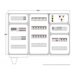 Щит управления электрообогревом DEVIbox HS 15x2700 D316 (в комплекте с терморегулятором и датчиком температуры) Щит управления электрообогревом DEVIbox HS 15x2700 D316 (в комплекте с терморегулятором и датчиком температуры)