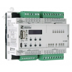 Центральный контроллер CP-2005 CP-2005, CPU/1core, 2xETH100/10, 128kB databox, LCD-7mm, CH1-4, 6x AI/DI, 6x RO, 2x AO, 1xCIB