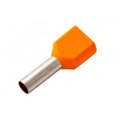 Наконечник штыревой втулочный изолир F-12 мм 2х4 кв мм (НШВи(2) 4.0-12хНГи2 4,0-12) Наконечник штыревой втулочный изолир F-12 мм 2х4 кв мм (НШВи(2) 4.0-12хНГи2 4,0-12)